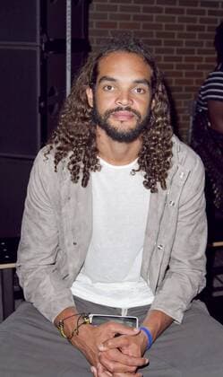 September 12, 2016 - New York, NY, U.S. - NY, NY September 12, 2016 : Joakim Noah Front row at The DKNY Spring Summer 2017 fashion show at The Highline during Fashion week on September 12, 2016 New York U.S. - ZUMAs49_