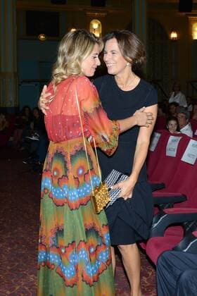Milan, before the film Summer on him by GabrieleMuccino. pictured: Angelica Muccino and Roberta Armani  Copyright: xManuelexMangiarottix