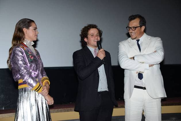 Milan, before the film Summer on him by GabrieleMuccino. pictured: Brando Pacitto, Matilda Lutz Gabriele Muccino  Copyright: xManuelexMangiarottix
