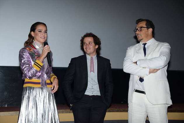 Milan, before the film Summer on him by GabrieleMuccino. pictured: Brando Pacitto, Matilda Lutz Gabriele Muccino  Copyright: xManuelexMangiarottix
