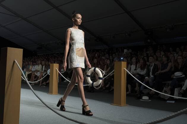 September 13, 2016 - Madrid, Madrid, Spain - Parade the David Christian in MFSHOW 2016 women held at the Museum of Costume in Madrid, on September 13, 2016 Madrid Spain  - ZUMAn230