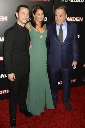 Joseph Gordon-Levitt, Shailene Woodley und Oliver Stone bei der Premiere des Kinofilms Snowden im AMC Loews Lincoln Square. New York, 13.09.2016 Foto:xD.xVanxTinex xFuturexImage