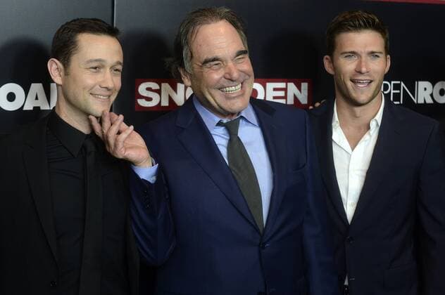 Joseph Gordon-Levitt, Oliver Stone und Scott Eastwood bei der Premiere des Kinofilms Snowden im AMC Loews Lincoln Square. New York, 13.09.2016 Foto:xD.xVanxTinex xFuturexImage