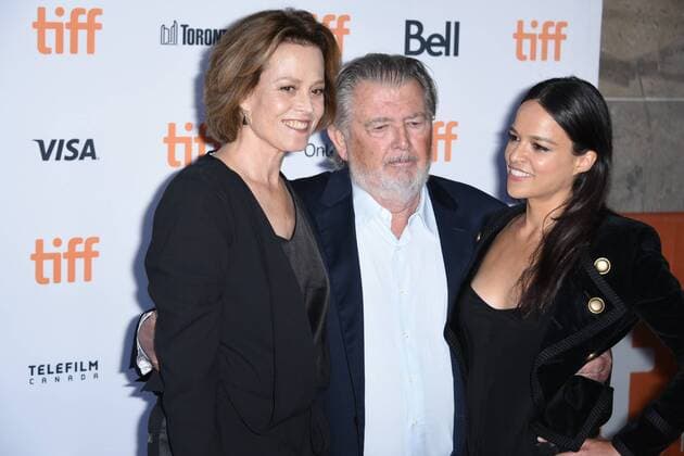 September 14, 2016 - Toronto, Ontario, Canada - Actressess SIGOURNEY WEAVER and MICHELLE RODRIGUEZ and director WALTER HILL attend (re)Assignment premiere during the 2016 Toronto International Film Festival at Ryerson Theatre on September 14, 2016 in Toronto, Canada Toronto Canada - ZUMAv53_