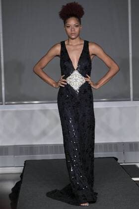 Models present creations of the collection of the Costa Rican designer Henry Picado, in New York, US, on 14 September 2016. Fashion show of the designer Henry Picado !ACHTUNG: NUR REDAKTIONELLE NUTZUNG!  NUE01 20160915-636095166778013352