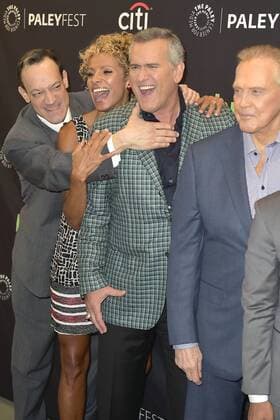 Ted Raimi, Michelle Hurd, Bruce Campbell und Lee Majors beim Screening der TV-Serie Ash vs. Evil Dead bei den 10. PaleyFest Herbst TV Previews im Paley Center for Media. Beverly Hills, 14.09.2016 Foto:xD.xStarbuckx xFuturexImage