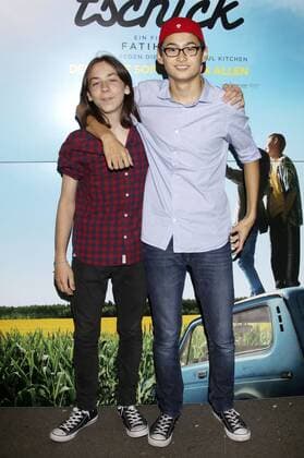 Tristan Goebel und Anand Batbileg bei der Premiere des Kinofilms Tschick im Abaton Kino. Hamburg, 14.09.2016 Foto:xgbrcix xFuturexImage