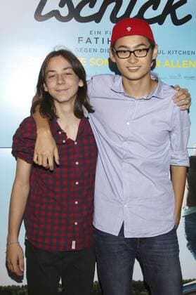 Tristan Goebel und Anand Batbileg bei der Premiere des Kinofilms Tschick im Abaton Kino. Hamburg, 14.09.2016 Foto:xgbrcix xFuturexImage