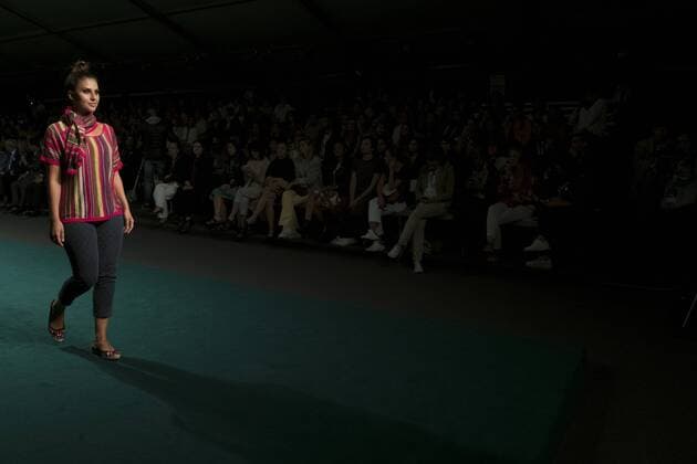 September 14, 2016 - Madrid, Madrid, Spain - A model walks the runway at the Elena Miro fashion show during the MFSHOW Women on September 14, 2016 in Madrid, Spain. Madrid Spain  - ZUMAn230