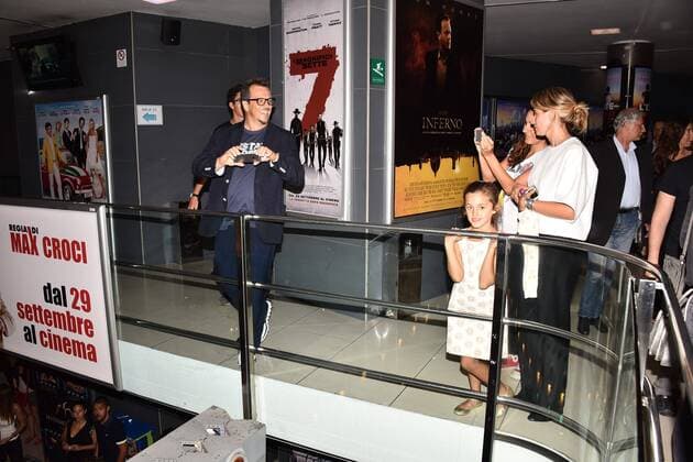 Rome, Adriano Cinema Wave in the Film Room The Summer Addosso, Pictured: Gabriele Muccino Angelica Russo  Copyright: xVincenzoxLandix