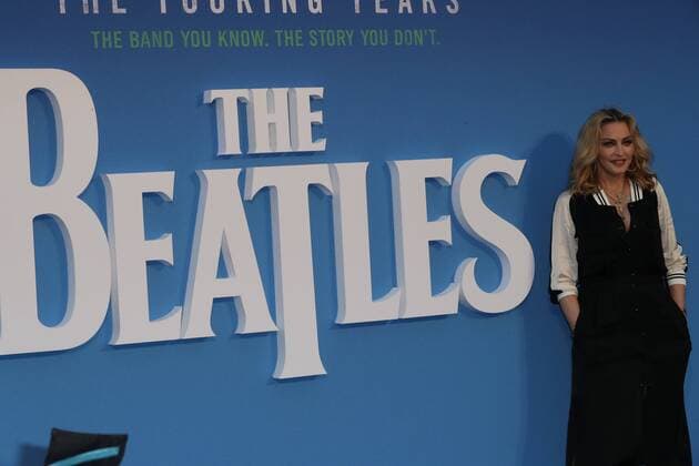 Bilder des Tages . 15 09 2016. London, United Kingdom. Madonna arriving at The Beatles Eight Days A Week: The Touring Years world premiere in London.  xStephenxLockx xi-Imagesx IIM-13452-0018