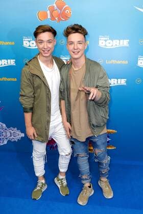 Die Lochis, die Zwillinge Heiko und Roman bei der Findet Dorie Kino Premiere am 15.09.2016 in Berlin Findet Dorie Kinopremiere in Berlin, 2016 