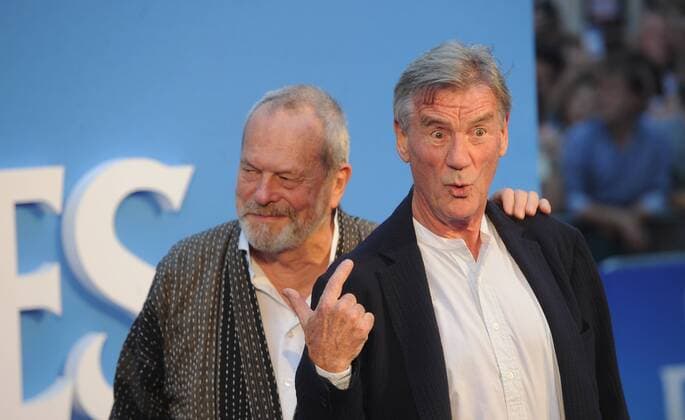 September 15, 2016 - England, United Kingdom - Terry Gillian and Michael Palin attend the World Premiere of The Beatles: Eight Days A Week - The Touring Years at Odeon Leciester Square. United Kingdom - ZUMAs147