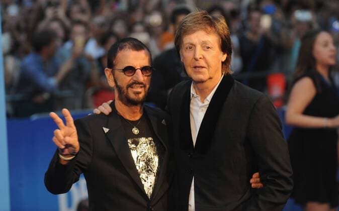 Themen der Woche September 15, 2016 - England, United Kingdom - Sir Paul McCartney and Ringo Starr attend the World Premiere of The Beatles: Eight Days A Week - The Touring Years at Odeon Leciester Square. United Kingdom - ZUMAs147