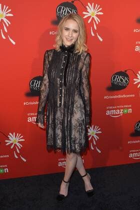 Rachel Brosnahan arrives at The Crisis in Six Scenes premiere at The Crosby Street Hotel in New York City on September 15, 2016.  NYP2016091507010 ANDREAxHANKS