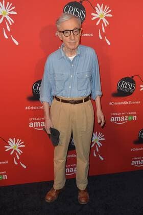 Woody Allen arrives at The Crisis in Six Scenes premiere at The Crosby Street Hotel in New York City on September 15, 2016.  NYP2016091507011 ANDREAxHANKS