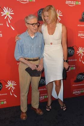 Woody Allen and Mariel Hemingway arrive at The Crisis in Six Scenes premiere at The Crosby Street Hotel in New York City on September 15, 2016.  NYP2016091507012 ANDREAxHANKS