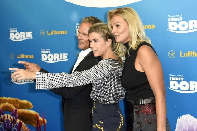 Christian Tramitz, Anke Engelke und Franziska van Almsick bei der Premiere des Kinofilms Findet Dorie Finding Dory im Zoo Palast. Berlin, 15.09.2016 Foto:xFredericx xFuturexImage
