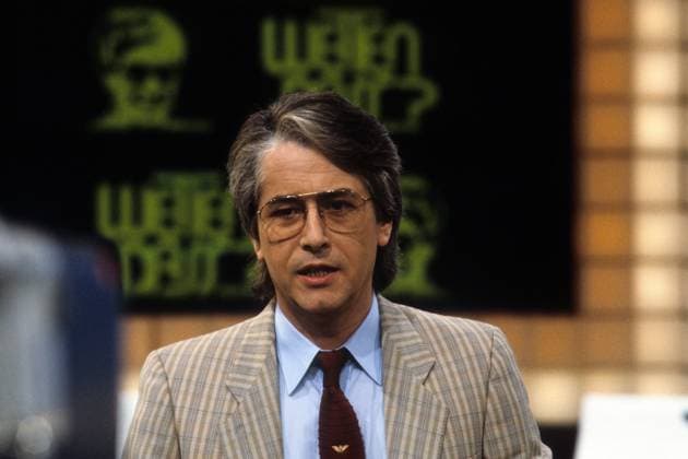 Wetten, dass..? Sendung vom 28.05.1983 in Saarbrücken, Moderator Frank Elstner
