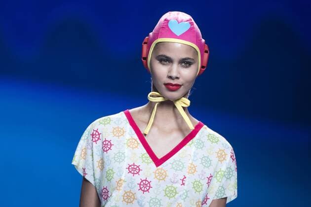 Madrid Fashion Week - Agatha Ruiz de la Prada show Model bei der Agatha Ruiz de la Prada Fashion Show auf der Mercedes-Benz Fashion Week Madrid Spring Summer 2017. Madrid, 16.09.2016 Agatha Ruiz de la Prada Model  Foto:xDyDxFotografosx xFuturexImage