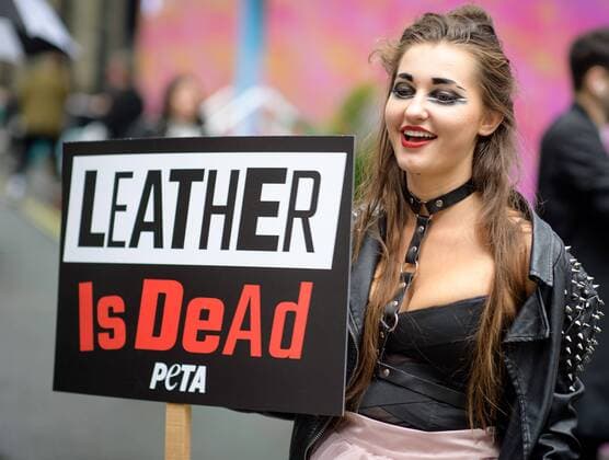 United Kingdom: Fur protesters hit London Fashion Week Anti-fur militants staged a protest against its use at opening of London Fashion Week Spring Summer 2017 and are threatening further demonstrations. Their actions come after the industry body predicted that as many as 80 per cent of the catwalk shows at London Fashion Week, including Burberry and JW Anderson, contain items using fur. FOR EDITORIAL USE ONLY.Pacific Press Agency  HughxPeterswald