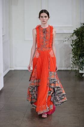 . 16 09 2016. London, United Kingdom. Bora Aksu show at London Fashion Week Spring Summer 2017.  xStephenxLockx xi-Imagesx IIM-13458-0019