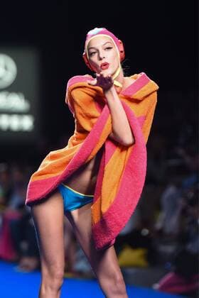 Agatha Ruiz de la Prada fashion show at the Mercedes Benz Fashion Week Madrid. Cordon Press  DiegoxPuerta