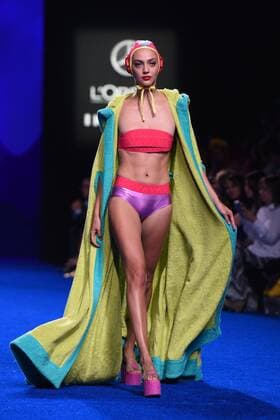 Agatha Ruiz de la Prada fashion show at the Mercedes Benz Fashion Week Madrid. Cordon Press  DiegoxPuerta