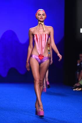 Agatha Ruiz de la Prada fashion show at the Mercedes Benz Fashion Week Madrid. Cordon Press  DiegoxPuerta