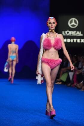 Agatha Ruiz de la Prada fashion show at the Mercedes Benz Fashion Week Madrid. Cordon Press  DiegoxPuerta