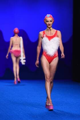 Agatha Ruiz de la Prada fashion show at the Mercedes Benz Fashion Week Madrid. Cordon Press  DiegoxPuerta