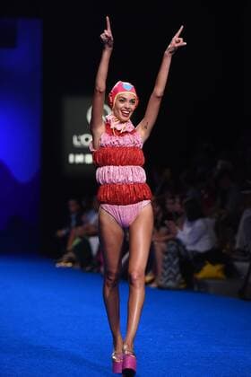 Agatha Ruiz de la Prada fashion show at the Mercedes Benz Fashion Week Madrid. Cordon Press  DiegoxPuerta