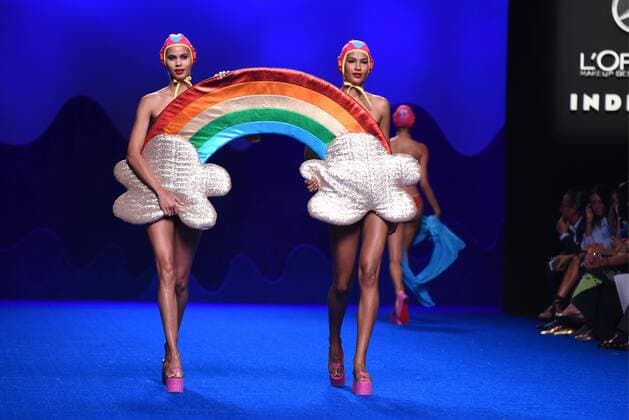 Agatha Ruiz de la Prada fashion show at the Mercedes Benz Fashion Week Madrid. Cordon Press  DiegoxPuerta