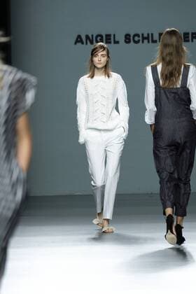 September 16, 2016 - Madrid, Spain - A model walks during Angel Schlesser Fashion Show at Madrid Fashion Week Spring Summer 2017 18 at Ifema, on September 16, 2016, in Madrid, Spain. Madrid Spain  - ZUMAn230