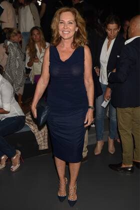 at the front row of the Roberto Torretta fashion show at the Mercedes Benz Fashion Show in Madrid. Cordon Press  DiegoxPuerta