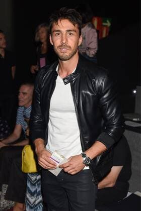 Ruben Sanz at the front row of the Devota & Lomba fashion show at Mercedes Benz Fashion Week Madrid. Cordon Press  DiegoxPuerta