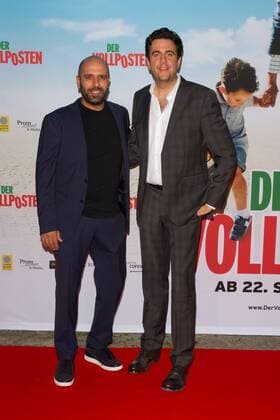 Bilder des Tages Checco Zalone und Bastian Pastewka - Deutschlandpremiere VOPLLPOSTEN im Delphi Kino in Berlin am 16.09.2016. Deutschlandpremiere VOLLPOSTEN