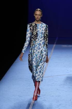 September 16, 2016 - Madrid, Spain - A model showcases designs by Moises Nieto on the runway at the Moises Nieto show during Mercedes-Benz Fashion Week Madrid Spring Summer 2017 at Ifema on September 16, 2016 in Madrid, Spain. Madrid Spain  - ZUMAn230