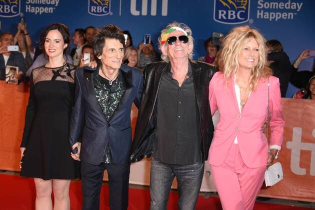 September 16, 2016 - Toronto, Ontario, Canada - RONNIE WOOD, SALLY HUMPHREYS, KEITH RICHARDS and PATTI HANSEN attend the The Rolling Stones Ole Ole Ole: A Trip Across Latin America premiere during the 2016 Toronto International Film Festival at Roy Thomson Hall on September 16, 2016 in Toronto, Canada Toronto Canada - ZUMAv53_