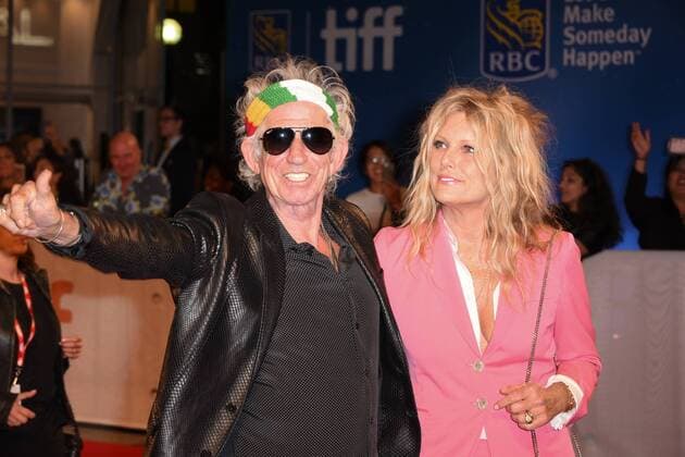 September 16, 2016 - Toronto, Ontario, Canada - The Rollings Stones guitarist KEITH RICHARDS and his wife PATTI HANSEN attend the The Rolling Stones Ole Ole Ole: A Trip Across Latin America premiere during the 2016 Toronto International Film Festival at Roy Thomson Hall on September 16, 2016 in Toronto, Canada Toronto Canada - ZUMAv53_