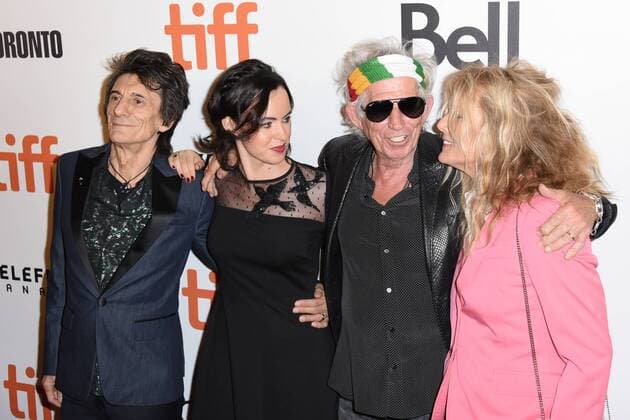 September 16, 2016 - Toronto, Ontario, Canada - RONNIE WOOD, SALLY HUMPHREYS, KEITH RICHARDS and PATTI HANSEN attend the The Rolling Stones Ole Ole Ole: A Trip Across Latin America premiere during the 2016 Toronto International Film Festival at Roy Thomson Hall on September 16, 2016 in Toronto, Canada Toronto Canada - ZUMAv53_
