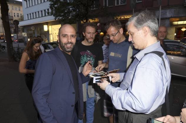 Checco Zalone bei der Premiere des Kinofilms Der Vollposten Quo vado? im Delphi Filmpalast. Berlin, 16.09.2016 Foto:xS.xGabschx xFuturexImage