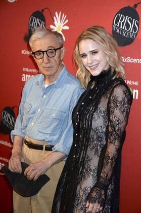 Woody Allen und Rachel Brosnahan bei der Weltpremiere der Amazon Mini-Serie Crisis in Six Scenes im Crosby Street Hotel. New York, 15.09.2016 Foto:xD.xVanxTinex xFuturexImage