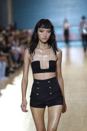 . 17 09 2016. London, United Kingdom. Julien Macdonald show at London Fashion Week Spring Summer 2017.  xStephenxLockx xi-Imagesx IIM-13463-0030
