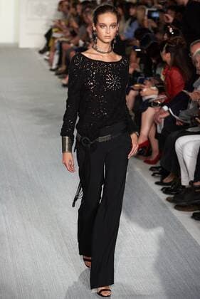 September 17, 2016 - London, United Kingdom - A model walks the runway at the DAKS designed by Filippo Scuffi show during London Fashion Week Spring Summer collections 2017 on September 16, 2016 in London, United Kingdom. London United Kingdom  - ZUMAn230