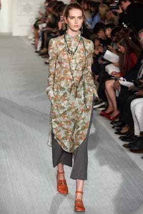 September 17, 2016 - London, United Kingdom - A model walks the runway at the DAKS designed by Filippo Scuffi show during London Fashion Week Spring Summer collections 2017 on September 16, 2016 in London, United Kingdom. London United Kingdom  - ZUMAn230