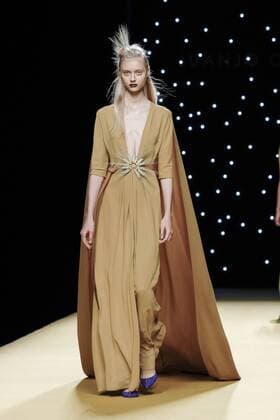 September 17, 2016 - Madrid, Madrid, Spain - A models walks during Juanjo Oliva Fashion Show at Madrid Fashion Week Spring Summer 2017 18 at Ifema, on September 17, 2016, in Madrid, Spain Madrid Spain  - ZUMAn230
