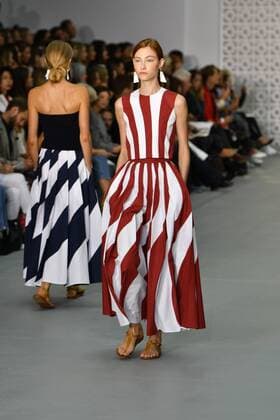 UK: LFW Jasper Conran collection A Model walks the Jasper Conran Spring Summer 17 Collection runway show during London Fashion Week. FOR EDITORIAL USE ONLY.Pacific Press Agency  HughxPeterswald