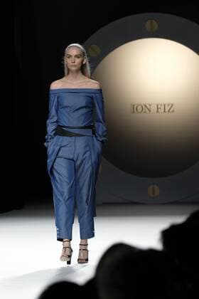September 17, 2016 - Madrid, Spain - A model showcases designs by Ion Fiz on the runway at the Ion Fiz show during Mercedes-Benz Fashion Week Madrid Spring Summer 2017 on September 17, 2016 in Madrid, Spain. Madrid Spain  - ZUMAn230