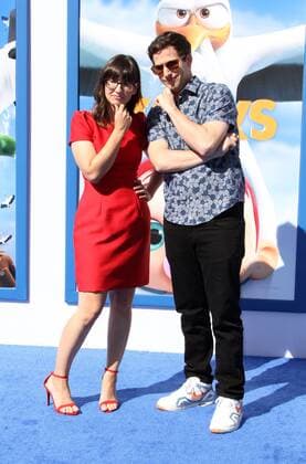September 17, 2016 - Los Angeles, CA, United States - 17 September 2016 - Los Angeles, California - Katie Crown and Andy Samberg. Storks Los Angeles Premiere held at the Regency Village Theatre in Los Angeles. Photo Credit: AdMedia Los Angeles United States - ZUMAa123